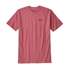 T-Shirt Patagonia Homme P-6 Logo Responsibili-Tee Sticker Pink