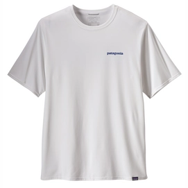 T-Shirt Patagonia Men Cap Cool Daily Graphic Shirt Boardshort Logo White-S