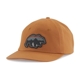 Cap Patagonia Unisex Back for Good Trad Cap Umber Brown w/Bear