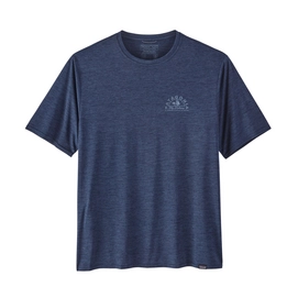 T-Shirt Patagonia Men's Cap Cool Daily Graphic Shirt Hatch Hour New Navy X-Dye