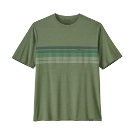 T-Shirt Patagonia Men's Cap Cool Daily Graphic Shirt Sedge Green X-Dye