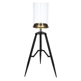 Kandelaar HD Living Black 22,5 x 26,5 x 61 cm