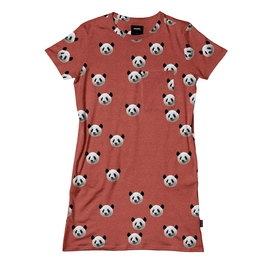 T-Shirt Dress SNURK Women Lazy Panda