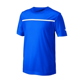 T-shirt de Tennis Wilson Boys Team Crew New Blue White