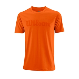 Tennisshirt Wilson UWII Script Tech Orange Herren