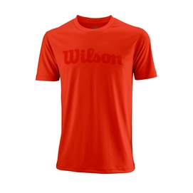 Tennisshirt Wilson Men UWII Script Tech Pro Staff Red