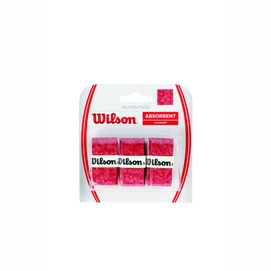 Overgrip Wilson Advantage Overgrip Red (3-delig)