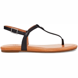 Sandale UGG Madeena Black Leather Damen-Schuhgröße 39
