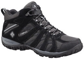 Walking Boots Columbia Men Redmond Mid Waterproof Black Grey Ash