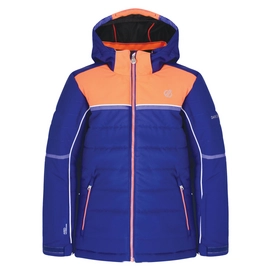 Ski Jas Dare2B Girls Initiator Jacket Spectrum Blue Fiery Coral