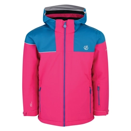 Ski Jacket Dare2B Girls Entail Cyber Pink Atlantic Blue-Size 158