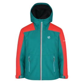 Jacket Dare2B Kids Avail Caribbean Green Fiery Coral