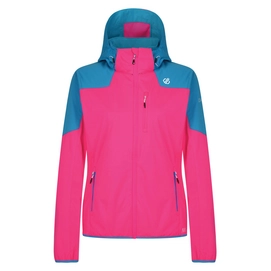 Jas Dare2B Women Inquire Softshell Cyber Pink Blue Jewel