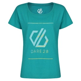 T-Shirt Dare2B Women Glow Up Tee Caribbean Green