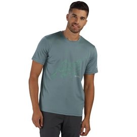 T-Shirt Regatta Mens Fingal II Balsam Green
