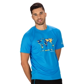 T-Shirt Regatta Mens Fingal II Hydro Blue