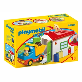 Playmobil 1.2.3. Arbeiter mit Sortiergarage 70184