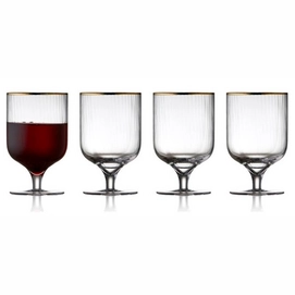 Wine glass Lyngby Glass Palermo Gold 300 ml (4-pieces)