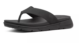 FitFlop Men Sporty Toe-Thong PU All Black