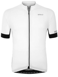 Fietsshirt Briko Classic Side Jersey New White Black