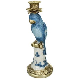 Kandelaar HD Living Bird Blue 14 x 14 x 35,5 cm