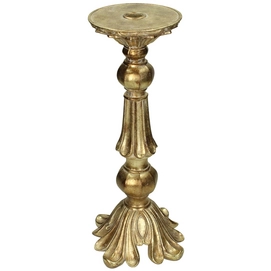 Kandelaar HD Living Gold 17 x 17 x 38 cm