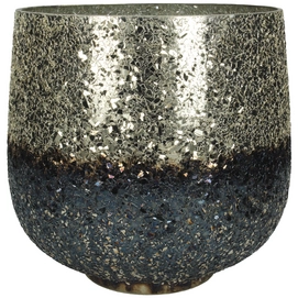 Bloempot HD Living Silver 20 x 20 x 20 cm
