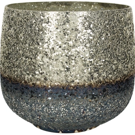 Kandelaar HD Living Silver 27 x 27 x 27 cm Glas