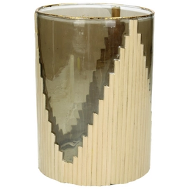 Kandelaar HD Living Natural 14 x 14 x 20 cm