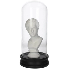 Ornament HD Living Dome Lady White 14 x 14 cm