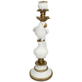Kandelaar HD Living Bird White 13 x 15 x 39,7 cm