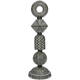 Ornament HD Living Statue Tribal Brown 13 x 13 cm