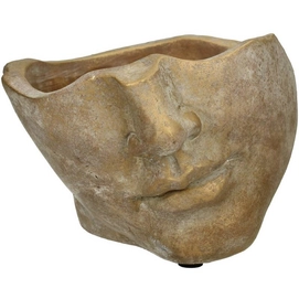 Bloempot HD Living Face Gold 19 x 21,5 x 14 cm