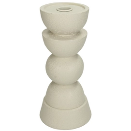 Kandelaar HD Living Ornaments Ivory 11 x 11 x 23 cm