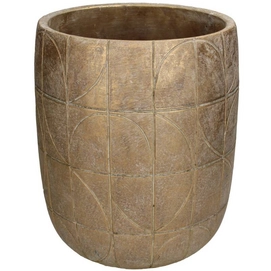 Bloempot HD Living Geometric Gold 24,5 x 24,5 x 28 cm