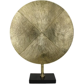 Ornament HD Living Disk Gold 10 x 35 cm