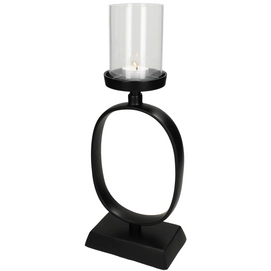 Kandelaar HD Living Black 9 x 15 x 39 cm