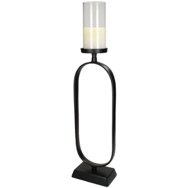 Kandelaar HD Living Black 9 x 15 x 61 cm