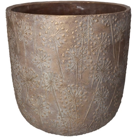 Bloempot HD Living Hogweed Gold 30 x 30 x 30 cm