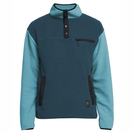 Trui Tenson Men Yoke Button Pile Petrol