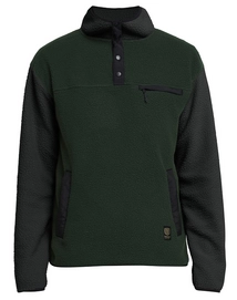 Pull Tenson Men Yoke Button Pile Olive