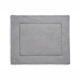 Laufstallmatte Jollein Basic Knit Stone Grey (80 x 100 cm)