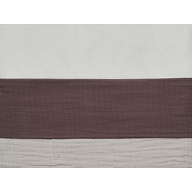 Drap de Lit Jollein Wrinkled Cotton Chestnut-75 x 100 cm (Wieglaken)
