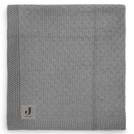 Deken Jollein Bliss Knit Storm Grey-100 x 150 cm