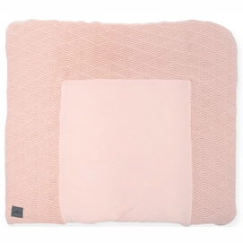 Wickelunterlagenbezug Jollein River Knit Pale Pink (75 x 85 cm)