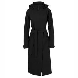 Imperméable Agu Women Trench Coat Long Urban Outdoor Noir-XS