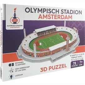 Puzzel Non License Amsterdam Olypmisch Stadion 3D (78 stukjes)