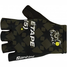 Gants de Vélo Santini Unisex Tour De France Official Arenberg Kit Print