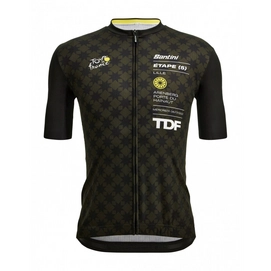 Fietsshirt Santini Men Tour De France Official Arenberg Kit Cycling Jersey Print