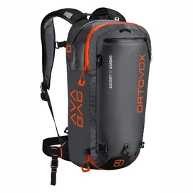 Sac à Dos Ski Ortovox Ascent 22 Avabag Black Anthracite (airbag non inclus)